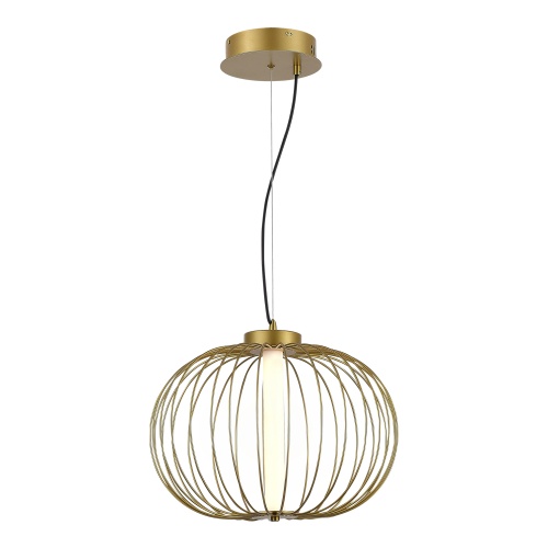 SL6124.203.01 Светильник подвесной ST-Luce Золотистый/Золотистый LED 1*10W 3000K SL6124.203.01 Светильник подвесной ST-Luce Золотистый/Золотистый LED 1*10W 3000K
