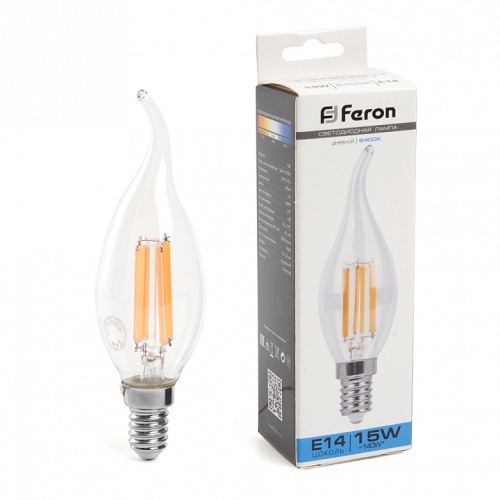 Лампа светодиодная Feron LB-718 E14 15Вт 6400K 38264 фото 4
