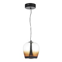 SL6014.413.01 Светильник подвесной ST-Luce Черный/Коричневый, Черный LED 1*17W 3000K