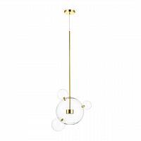 4640/12LA L-VISION ODL20 329 золотой/прозрачный Подвес LED 4000K 12W 220V BUBBLES