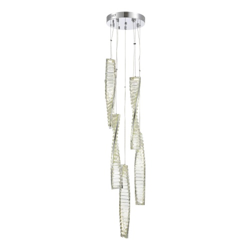 SL6205.103.05 Светильник подвесной ST-Luce Хром/Прозрачный LED 1*55W 3000K