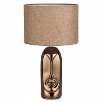 LUMION 8149/1T MODERNI LN26 474 бронза/бежевый, керамика/текстиль Настольная лампа Е27 1*60W 220V AKIVI