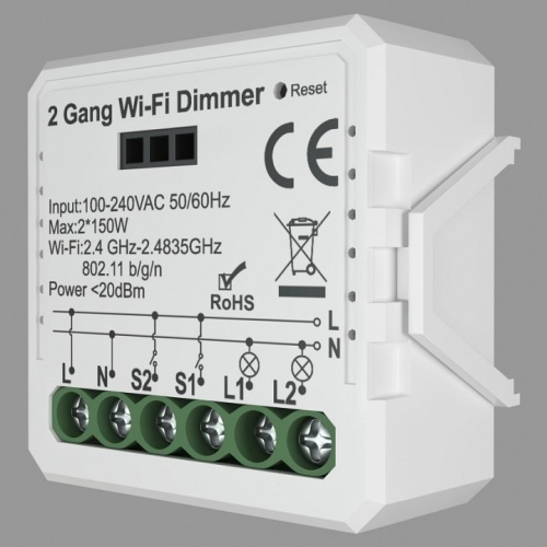 Контроллер-диммер Wi-Fi для смартфонов и планшетов Denkirs Relay RL1004-DM Контроллер-диммер Wi-Fi для смартфонов и планшетов Denkirs Relay RL1004-DM