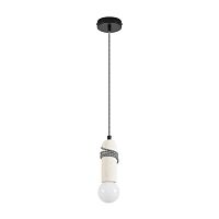 LUMION 8363/1A ECO LN26 330 черный/белый, металл/бетон Подвес E27 LED 10W 220V TESLA