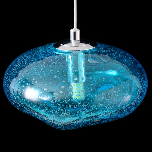 Светильник подвесной Crystal Lux FORMLESS SP1 BLUE фото 7