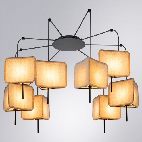 Подвесная люстра Arte Lamp TRIXIE A7084SP-8BK фото 2 Подвесная люстра Arte Lamp TRIXIE A7084SP-8BK фото 2