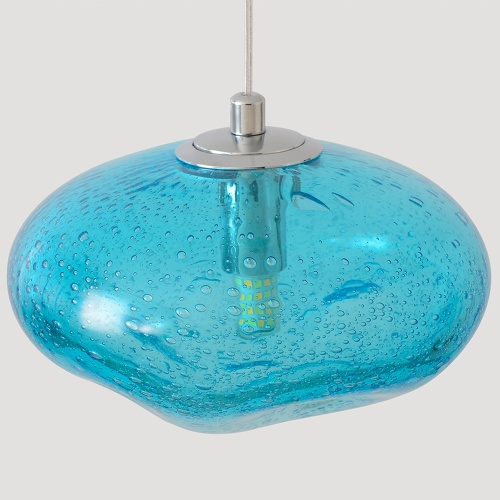 Светильник подвесной Crystal Lux FORMLESS SP1 BLUE фото 4