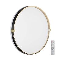 SONEX 7647/EL PALE SN 189 Светильник пластик/черн./зол. LED 70Вт 3000-6000К D490 IP43 пульт ДУ OLIDI BLACK