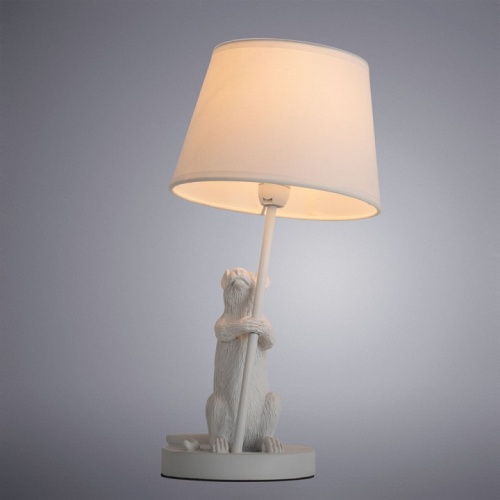 Декоративная настольная лампа Arte Lamp GUSTAV A4420LT-1WH фото 2 Декоративная настольная лампа Arte Lamp GUSTAV A4420LT-1WH фото 2