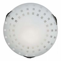 162/K GLASSI SN 106 Светильник стекло/белое E27 2*60Вт D300 QUADRO WHITE