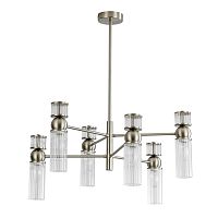 LUMION 8277/6 MODERNI LN26 164 сатин никель/прозрачный, металл/стекло Люстра Е14 6*40W 220V DENVER