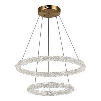 SL6110.203.02 Люстра подвесная ST-Luce Золотистый/Золотистый LED 2*28W 3000 - 6500K