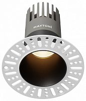 Встраиваемый светильник Maytoni Technical  DL120-10W-3K-TRS-B