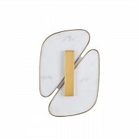 ODEON LIGHT EXCLUSIVE 6638/10WL L-VISION ODL_EX24 087 металл/золотой/искусственный мрамор/акрил Настенный светильник IP20 LED 10W 3000K 220V CHIARA