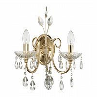 ODEON LIGHT 4977/2W HALL ODL23 627 золотой/хрусталь Бра E14 2*40W VERSIA