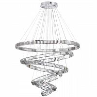 ODEON LIGHT 4930/260L L-VISION ODL24 593 хром/прозрачный металл/хрусталь Люстра LED 260W 4000K 30600Лм VEKIA