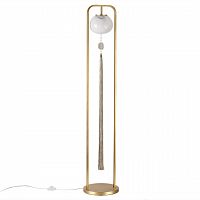 ODEON LIGHT EXCLUSIVE 5432/1F MODERN ODL_EX25 089 золотой(под латунь)/стекло/кисточка/агат Торшер E14 1*40W FIOLENT