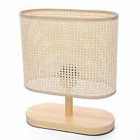 LUMION 8201/1T COUNTY LN26 512 бежевый, дерево/текстиль Настольная лампа E27 1*60W 220V MADERANA