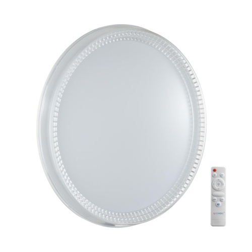 SONEX 7643/EL COLOR SN 146 Светильник пластик/белый/прозрачный LED 70Вт 3000-6000К D505 IP43 пульт ДУ DEPAX