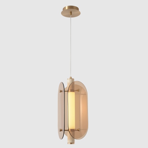 Светильник подвесной Crystal Lux AMARILLO SP18W LED BRASS фото 4