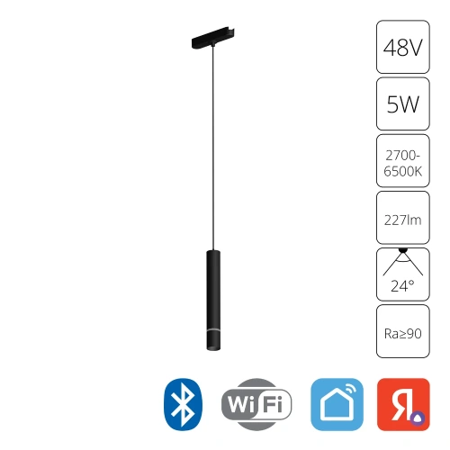 Магнитный трековый светильник Arte Lamp RAPID SMART A2959PL-1BK Магнитный трековый светильник Arte Lamp RAPID SMART A2959PL-1BK