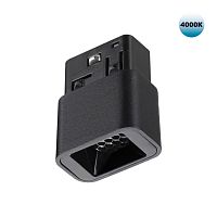 NOVOTECH 359515 SHINO NT24 164 черный Трековый светильник для низковольтного шинопровода IP20 LED 3W 48V 4000K 120Лм FLUM