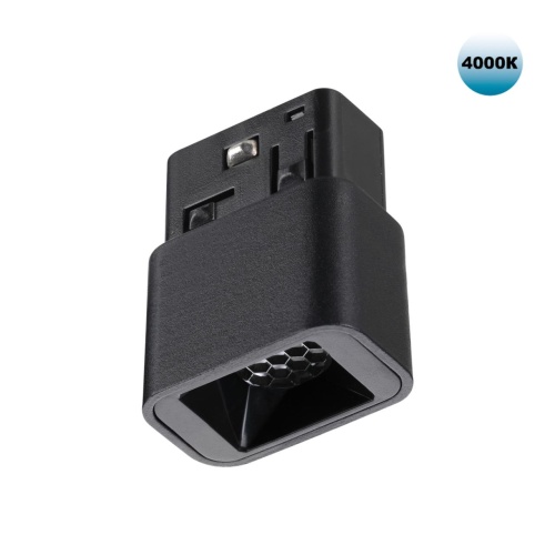 NOVOTECH 359515 SHINO NT24 164 черный Трековый светильник для низковольтного шинопровода IP20 LED 3W 48V 4000K 120Лм FLUM