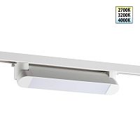 NOVOTECH 359793 PORT NT25 236 белый Светильник однофазный двухжильный трековый с переключ. цв. температуры IP20 LED 12W 180-265V 2700К/3200К/4000К ITER