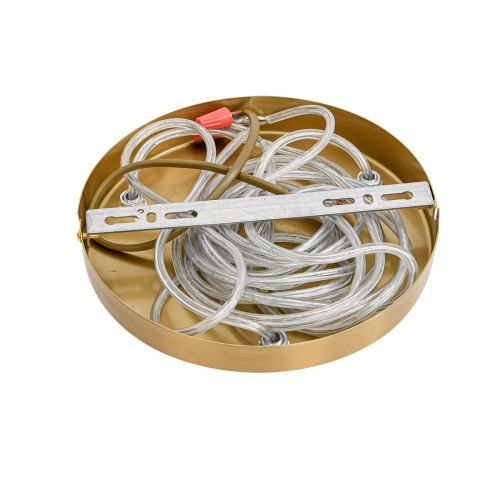 LUMION 8276/3A MODERNI LN26 161 латунь/прозрачный, металл/стекло Подвес Е14 3*40W 220V DENVER фото 3