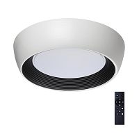 SONEX 7715/54L AVRA LED SN 590 Светильник металл/акрил/белый/черный LED 54Вт 3000-6500К D500 IP20 пульт ДУ CRONUS