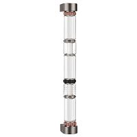 ODEON LIGHT EXCLUSIVE 5456/18WL L-VISION ODL_EX26 045 темный сатин.никель/терракот/черный Настенный светильник LED 22W 4000K COLLIER