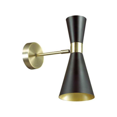 LUMION 3662/1W MODERNI LN26 214 античная бронза/матовый черный Бра E14 60W 220V QUINN