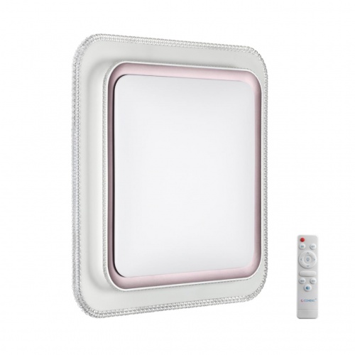 SONEX 7683/EL MARON SN 192 Светильник пластик/темно-коричн. LED 70Вт 3000-6000K 500х500 IP43 пульт ДУ LOSY