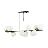 LUMION 6508/10 MODERNI LN26 170 чёрный, белый, бронза Люстра E14 10*40W 220V MELONA