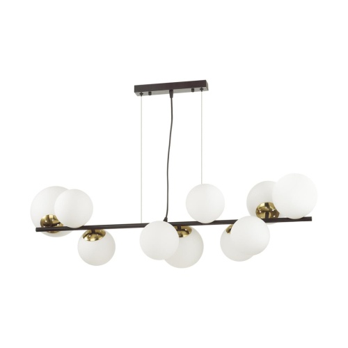 LUMION 6508/10 MODERNI LN26 170 чёрный, белый, бронза Люстра E14 10*40W 220V MELONA