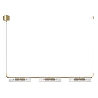 LUMION 6560/6 SUSPENTIONI LN26 282 золотой/прозрачный/металл/стекло Подвес G9 6*20W 220V TORONTO