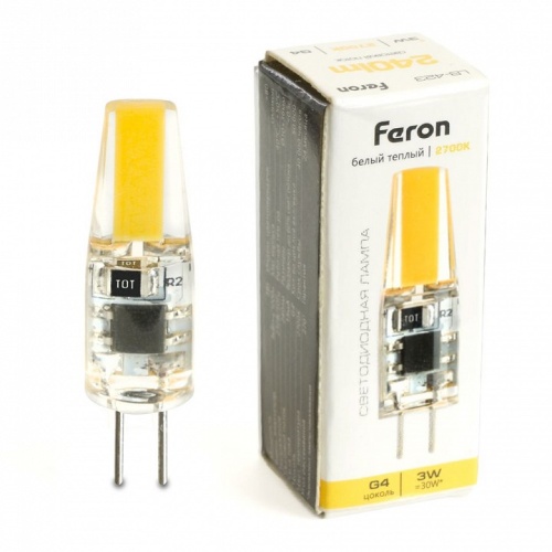 Лампа светодиодная Feron LB-423 G4 3Вт 2700K 51167 фото 7