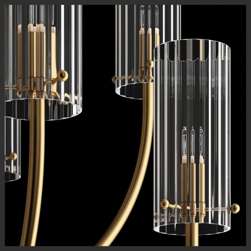 Люстра на штанге Maytoni Arco MOD223PL-08BS фото 4