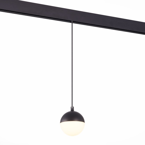 ST358.443.07 Магнитный трековый светильник подвесной Черный LED 1*7W 4000K 520Lm Ra>80 120° IP20 D90xH90 48V ST358.443.07 Магнитный трековый светильник подвесной Черный LED 1*7W 4000K 520Lm Ra>80 120° IP20 D90xH90 48V