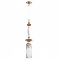ODEON LIGHT EXCLUSIVE 5414/1A MODERN ODL_EX25 025 античная бронза/терракот/стекло/керамика Подвес E14 1*40W TERRA