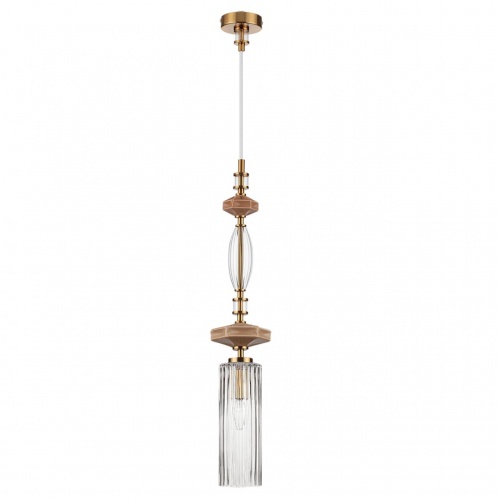 ODEON LIGHT EXCLUSIVE 5414/1A MODERN ODL_EX25 025 античная бронза/терракот/стекло/керамика Подвес E14 1*40W TERRA