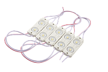 Модуль светодиодый линзованный SWG , 2LED, 0,8Вт, 12В, IP65, Цвет: 6500-7000К Холодный белый, провод 15см