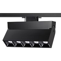 NOVOTECH 358324 PORT NT19 234 черный Светильник трековый однофазный трехжильный IP33 LED 4000К 25W 110-265V EOS