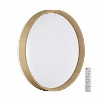 SONEX 7684/EL BASICA SN 000 Светильник пластик/кор под дер LED 70Вт 3000-6000K D490 IP43 пульт ДУ GARI WOOD