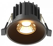 Встраиваемый светильник Maytoni Technical Round DL058-12W2.7K-B