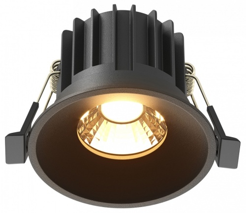 Встраиваемый светильник Maytoni Technical Round DL058-12W2.7K-B Встраиваемый светильник Maytoni Technical Round DL058-12W2.7K-B