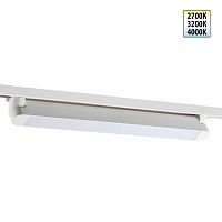 NOVOTECH 359794 PORT NT25 236 белый Светильник однофазный двухжильный трековый с переключ. цв. температуры IP20 LED 24W 180-265V 2700К/3200К/4000К ITER