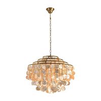 LUMION 8386/6 MODERNI LN26 140 бронза/перламутровый, металл/ракушка Люстра E14 6*40W 220V SHELLA