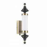 ODEON LIGHT EXCLUSIVE 5404/11WL L-VISION ODL_EX25 027 бронзов.брашированн./черный/стекло/керамика Настенный светильник LED 11W 3000K ULA
