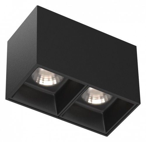 Накладной светильник Maytoni Technical Alfa LED C065CL-02-L12W4K-B Накладной светильник Maytoni Technical Alfa LED C065CL-02-L12W4K-B
